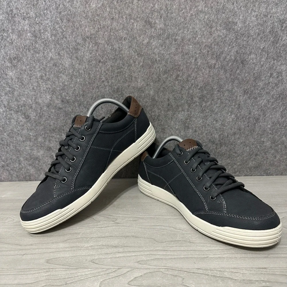 Nunn Bush Kore City Walk Sneakers Mens 8.5‎ Blue Lace Up Oxford Casual Shoes